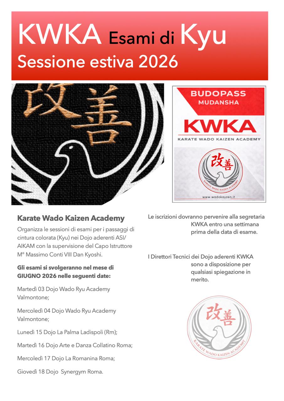 Esami di kyu - sessione estiva